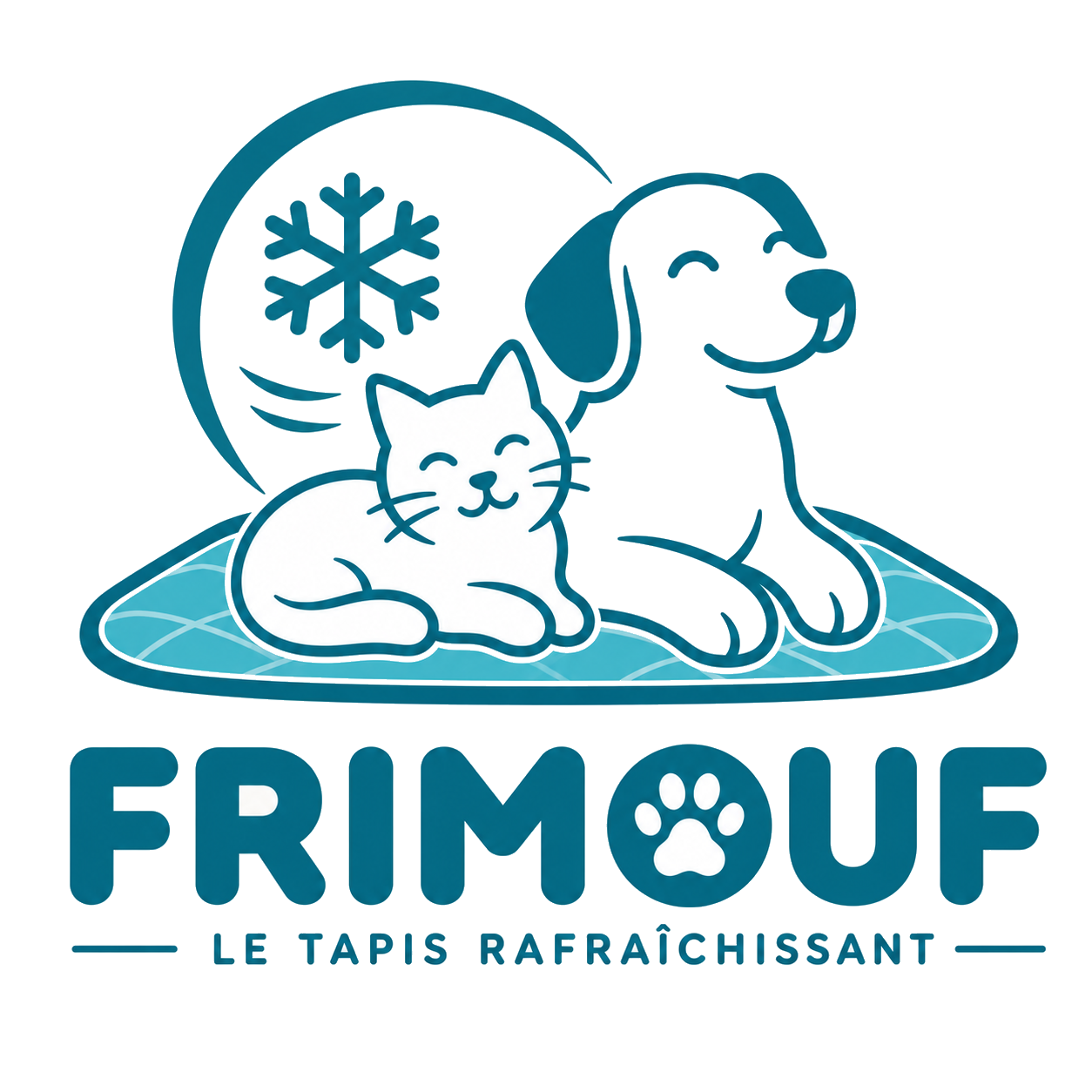 Frimouf — le tapis rafraîchissant pour chien, chat et lapin